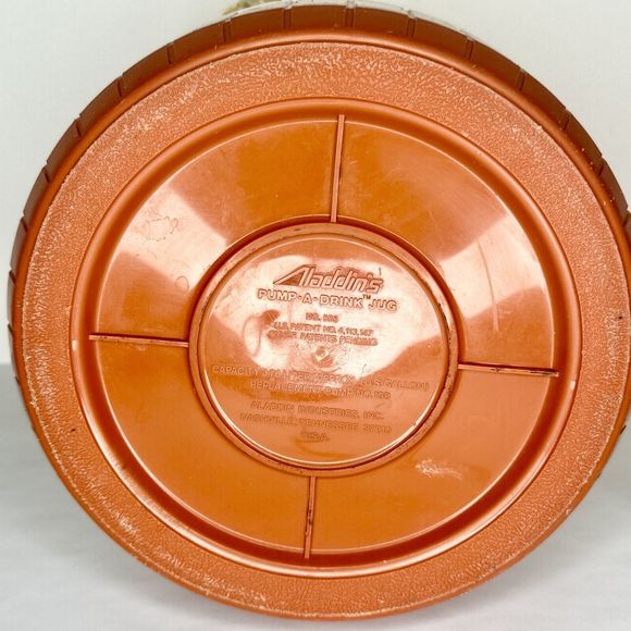 Vintage‎ Aladdin Pump A Drink Gallon Jug Cooler Brown Model 585 USA - Picture 11 of 11
